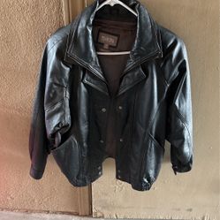 Leather Jacket Size Med