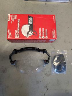 NEW - NEVER USED - Retail $59.97 - Model 48-73-1410 - Milwaukee BOLT Clear Dual Coat Lens Eye Visor • Milwaukee BOLT eye visor • Clear dual-coat lens