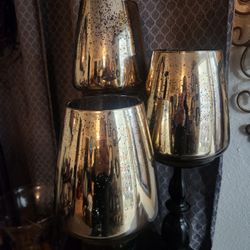 HOME INTERIOR 3 BASES DORADAS UNICAMENTE 