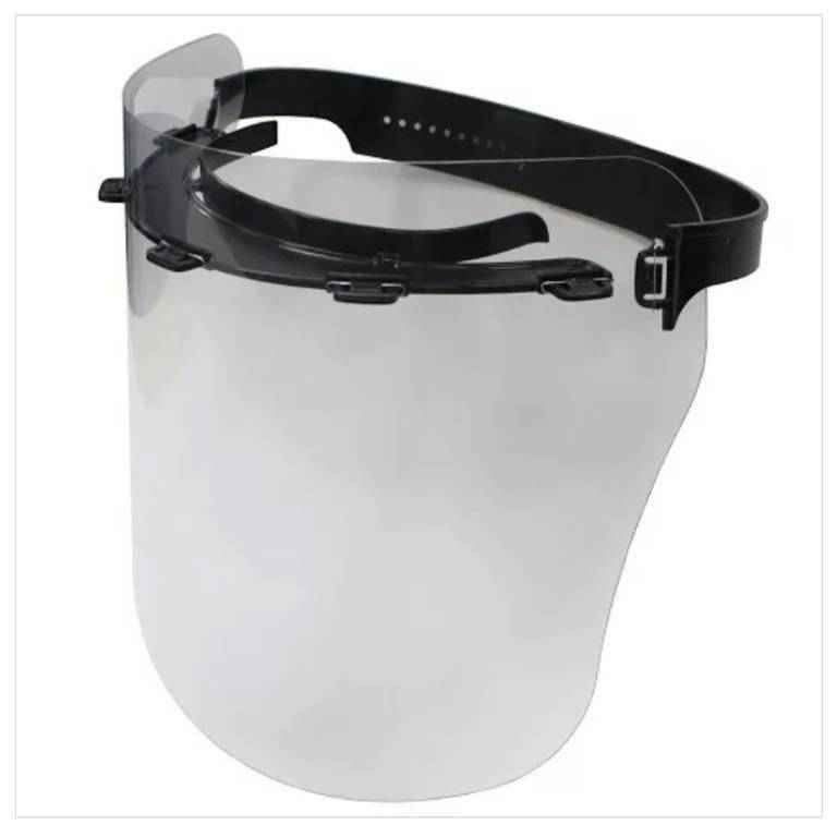 NEW surplus PPE reusable all plastic face shield mask personal protective equipment shields masks
