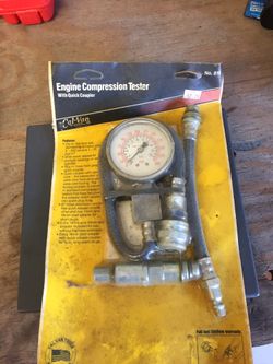 Engine compression tester