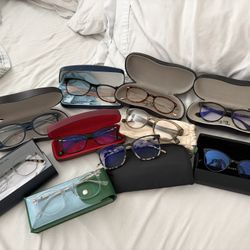 10 Pairs Of Womens Eyeglasses 