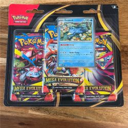 Pokemon Mega Evolution 3 Pack Blister 