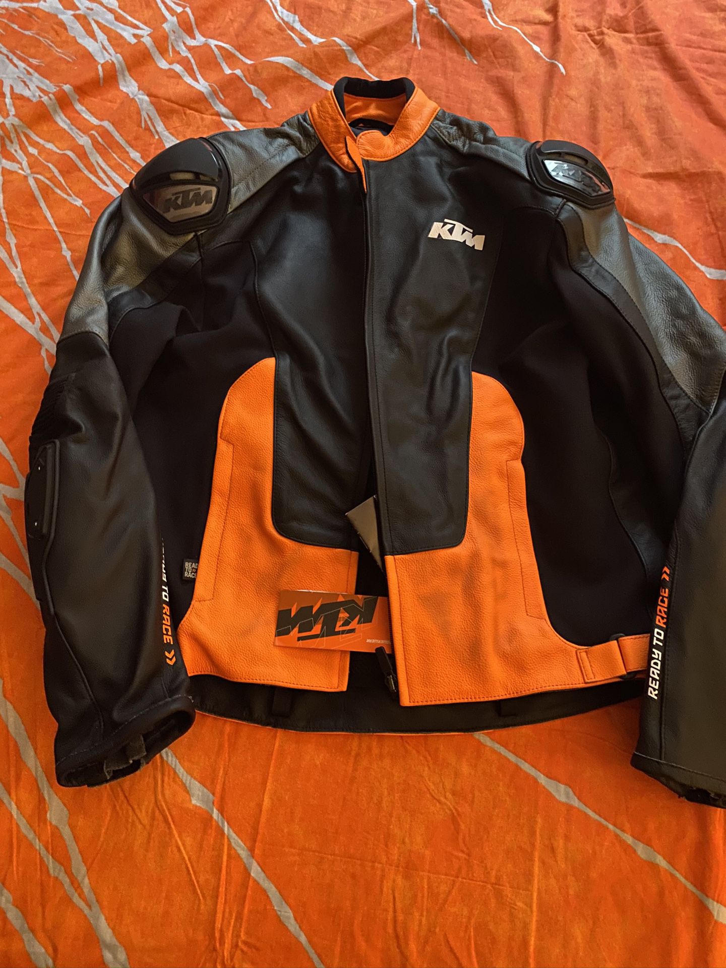 KTM leather motorcycle jacket