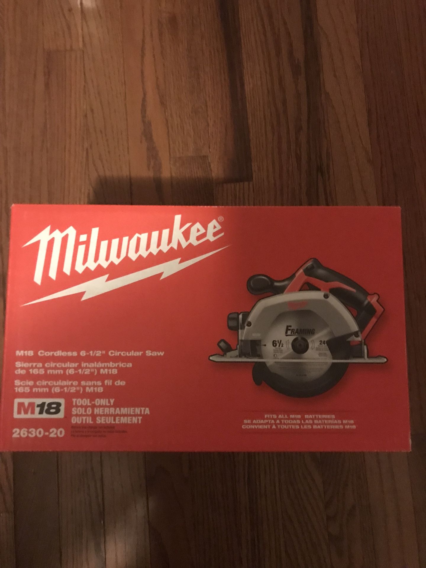 Milwaukee M18 6-1/2” Circular Saw Tool Olny