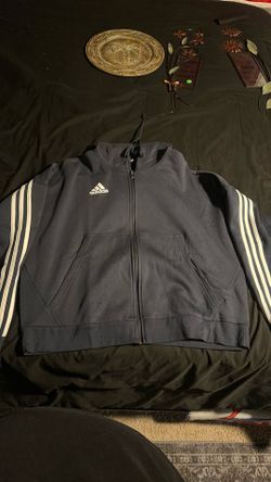 XL adidas hooded sweater