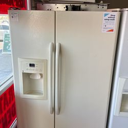 GE Bisque Refrigerator 