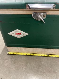 1962 collectible Coleman cooler small size