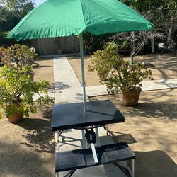 Collapsible Table And Tent