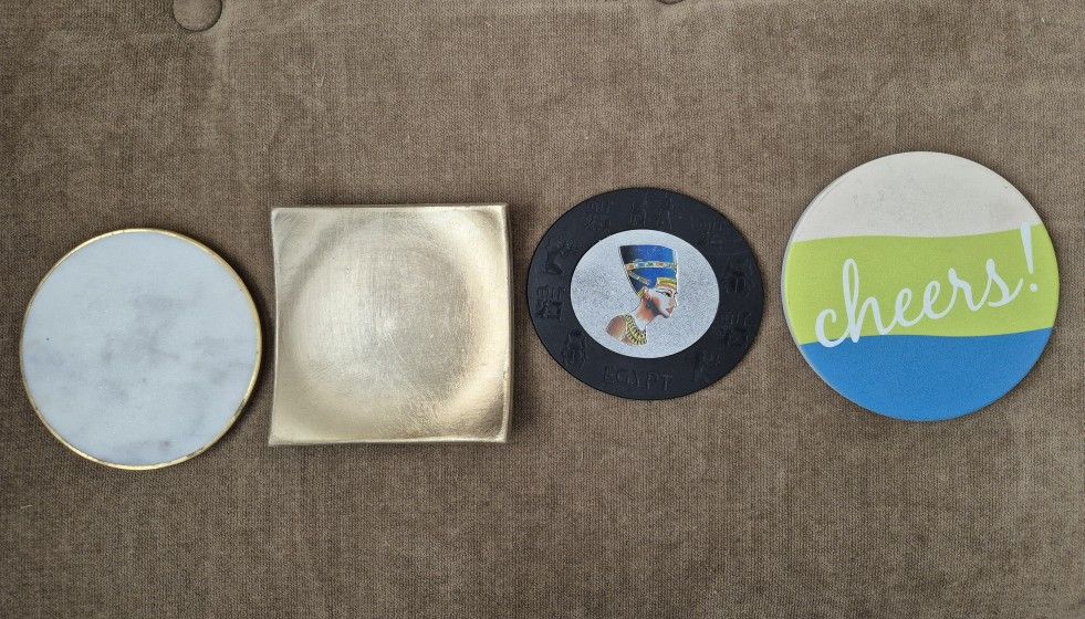 4 Assorted Coasters 