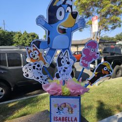 Bluey centerpieces