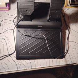 Xbox One Steering Wheel And  Pedals. 