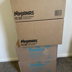 Pampers 360-88 Ct Ninjamas Small 