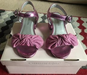 Christie & Jill Ruby Pink Girls Heels Size 12M