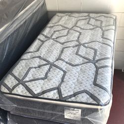 Twin Size Mattress 14” Inches Thick Pillow Top Deluxe All Size Direct From Factory Same Day Delivery Available 
