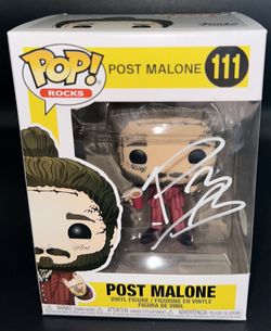 POST MALONE SIGNED FUNKO 111 PSA/DNA