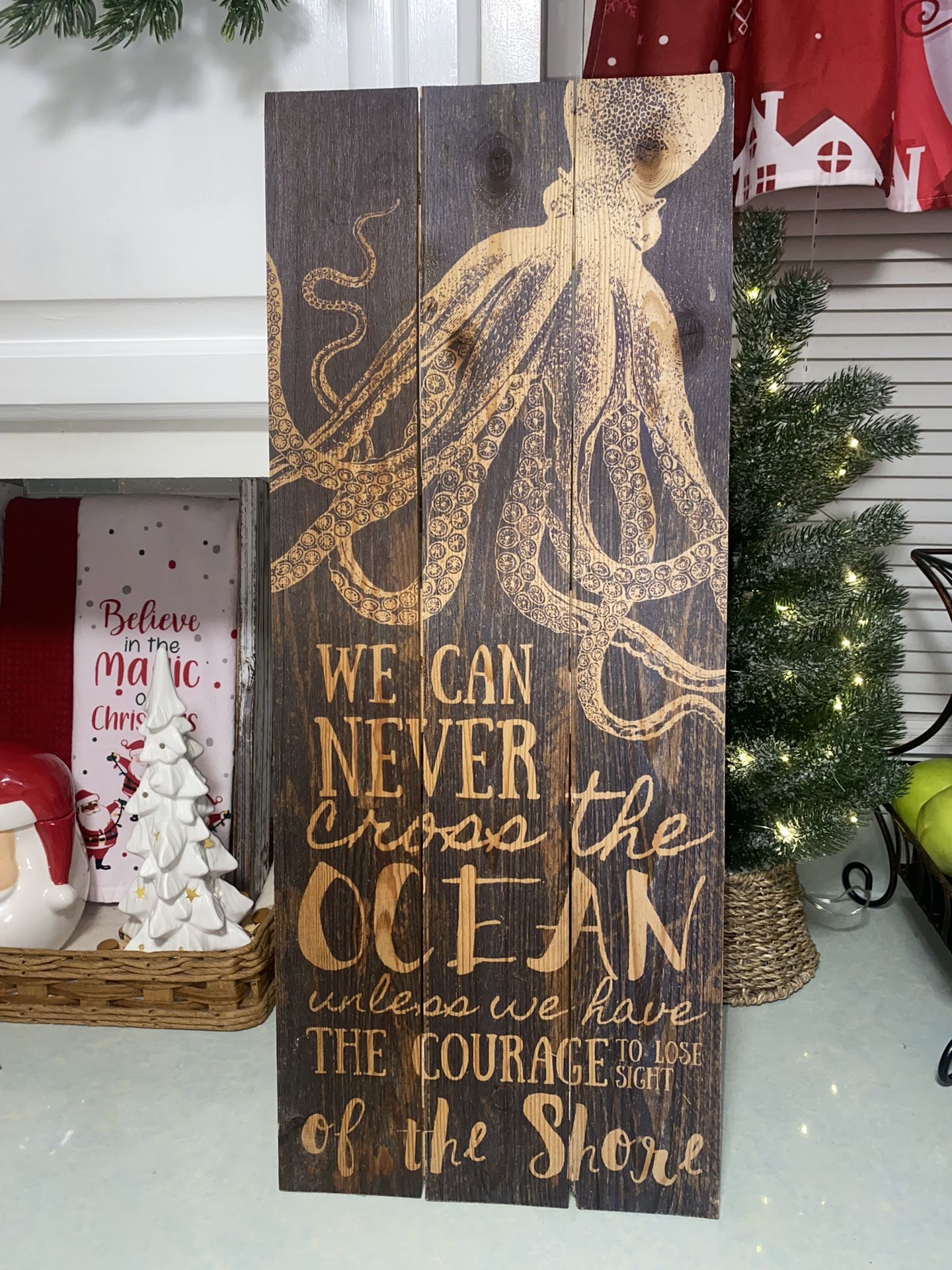 Coastal Octopus Plaque