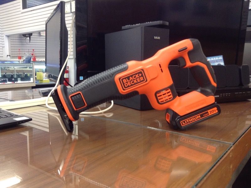 Black+decker 20V Max Reciprocating Saw, Tool Only (BDCR20B)