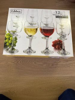 Libbey Wine Party 12-Piece Wine Glass Set
