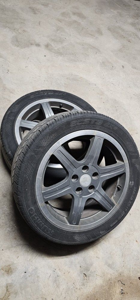 Saturn ION Redline Wheels 17 Inch Wheels Gunmetal Chr9me