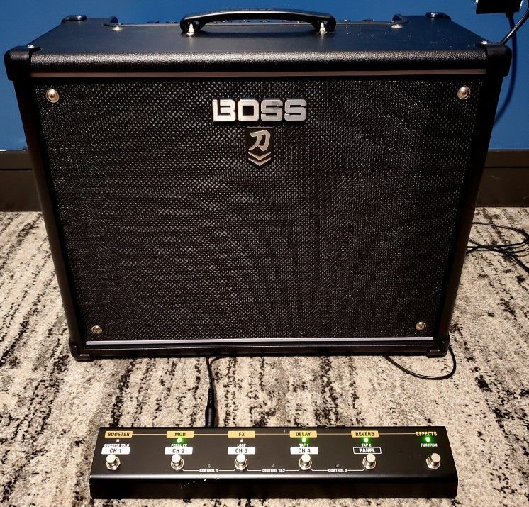 Boss Katana 100 Mk2 w/ GAFC EX Footswitch