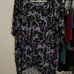Maleficent Lularoe Irma Top Size L