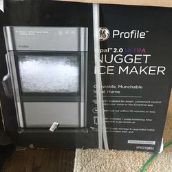 GE Profile ice maker, opal 2.0 ULTRA Nugget model.