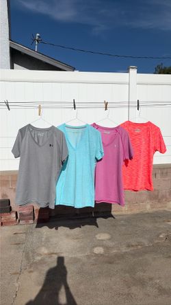 4 Women’s UnderArmor Shirts-All for $9