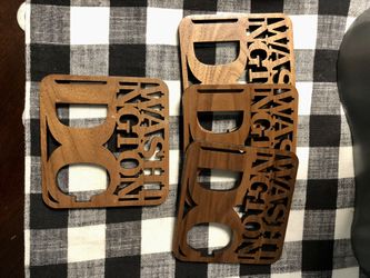 Grainwell Hand-Crafted City Decorative Coasters