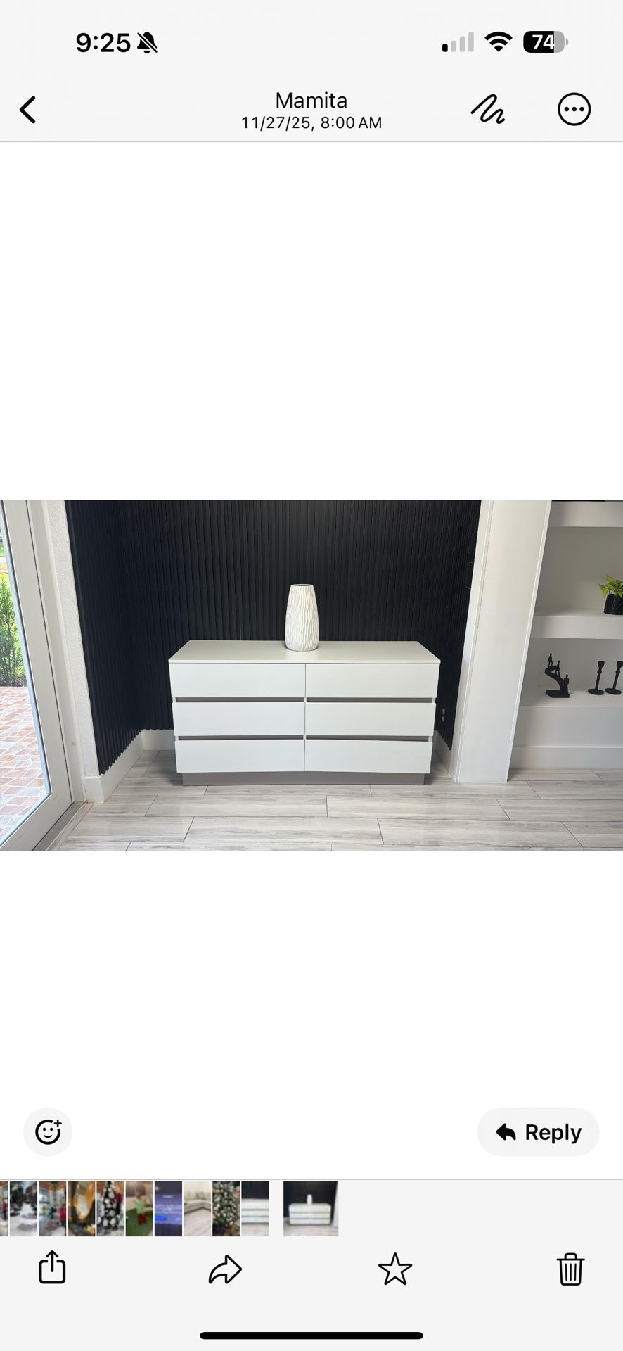 White Drawer Dresser