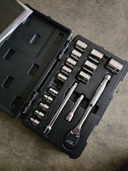 Westward  Socket Set with Ratchet and Case