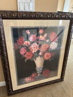 Large Artwork Frame of Flower Vase