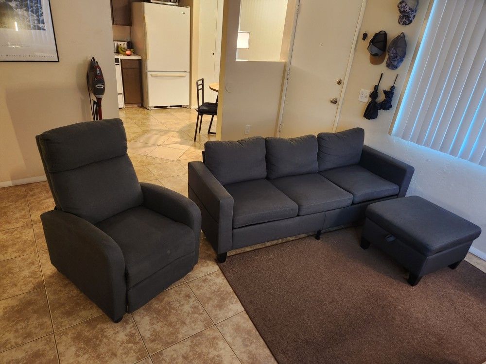 Sofa And Recliner