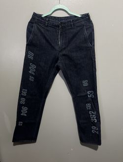 cdg homme plus numbers pants aw05