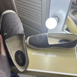 Brown Michael Kors Slip On 