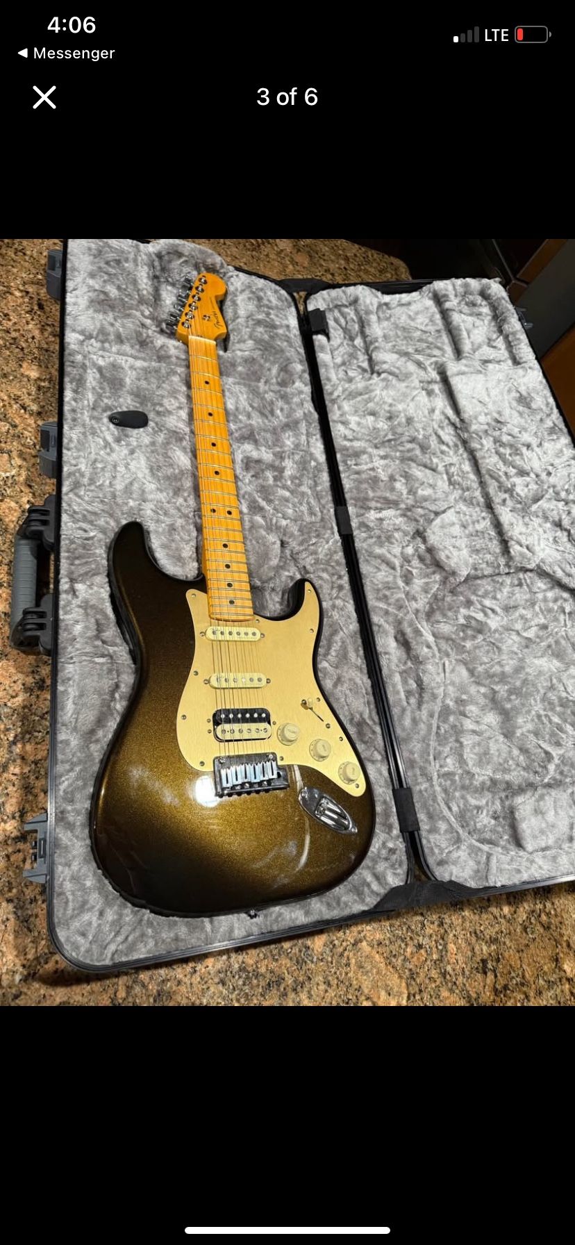 Guitar US made ultra strat texas tea HSS