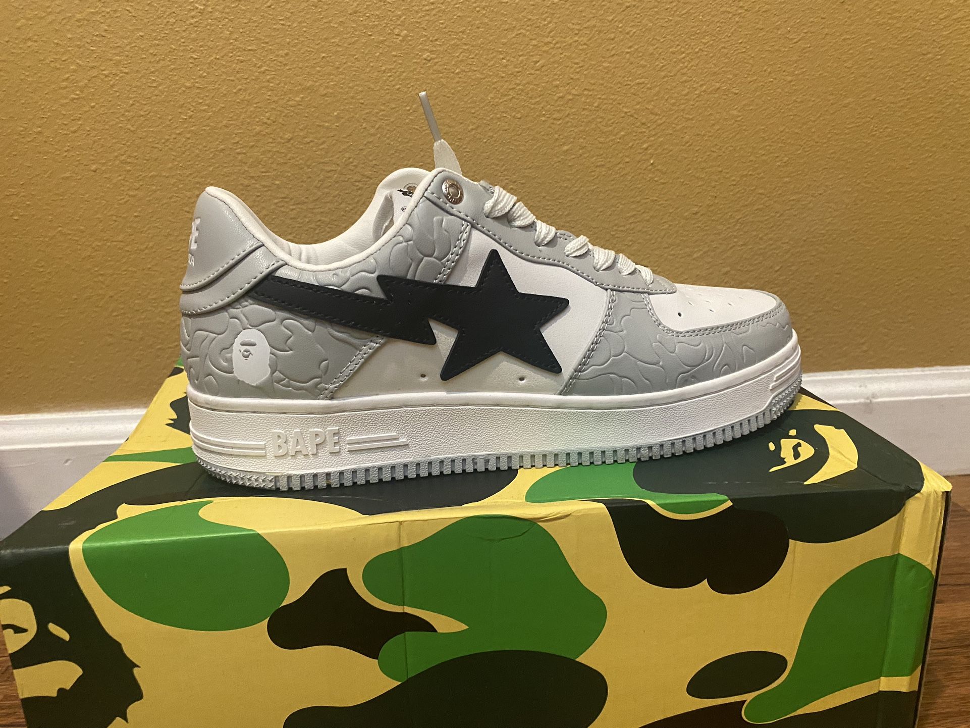 Gray BapeStas Size 11