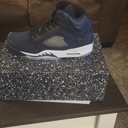 Jordan RETRO 5 NAVY SIZE 10