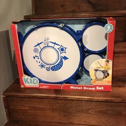 Kids Metal Drum Set