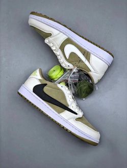 Jordan 1 Retro Low Travis Scott neutral Olive ‘Golf’