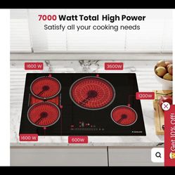 Electric cooktop