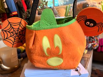 Disney Mickey Mouse Halloween Pumpkin Trick-or-Treat Bag