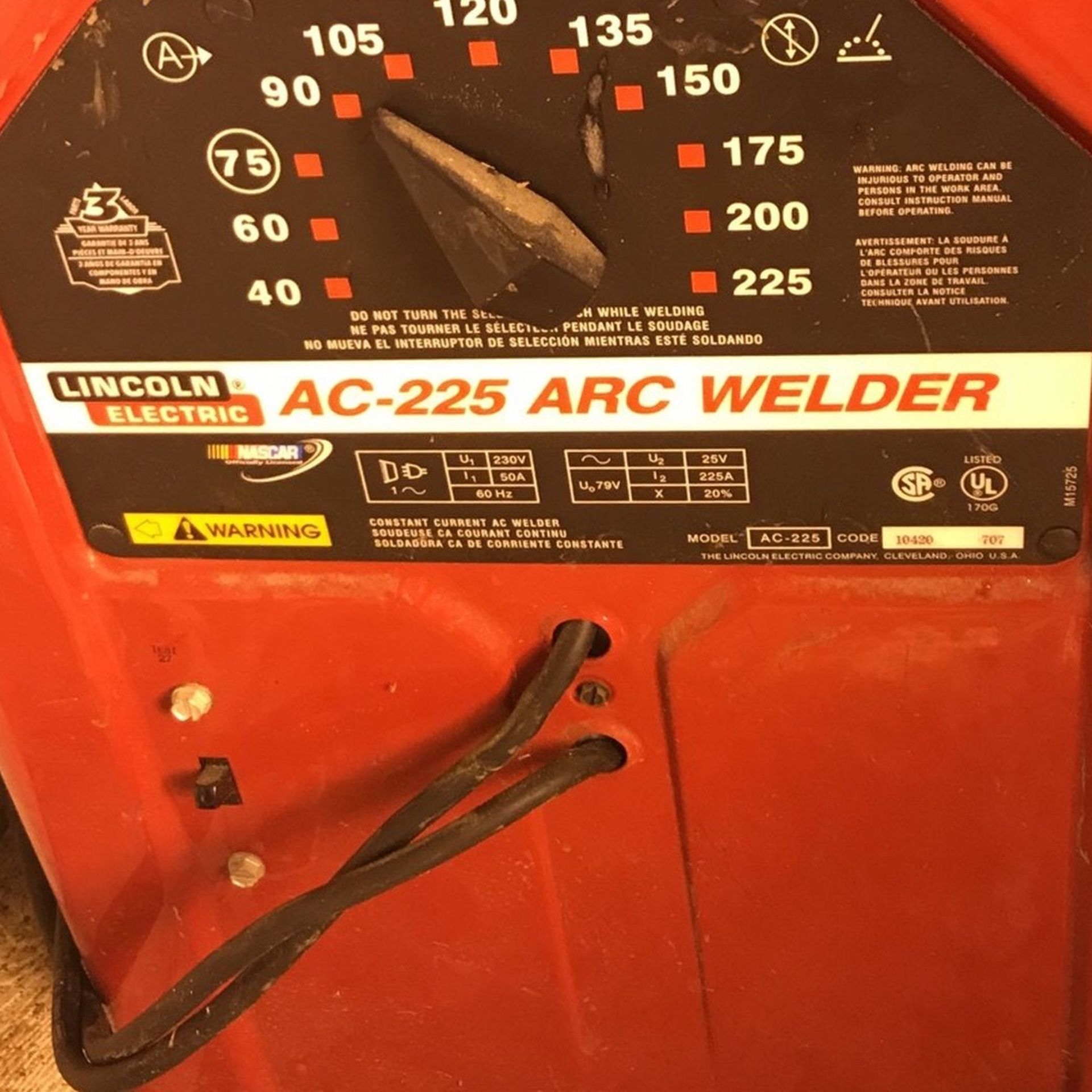 Lincoln Electric Welder (225 ARC)