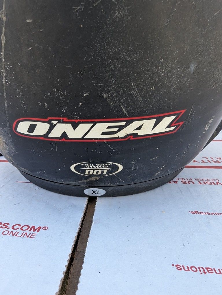 Oneal Riding Helmet Sz XL. LOCATED IN WASCO