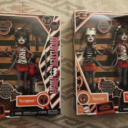 Moving out special! - MONSTER HIGH CREEPRODUCTION - Meowlody & Purrsephone - NIB