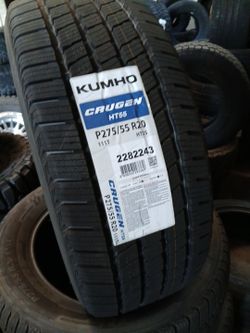 New set of tires 275 55 20 kumho