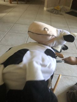 Rocking horse and cow