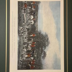 1852 ORIGIONAL HAND PAINTED LITHOGRAPH 