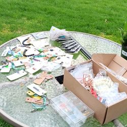 Lot Of Jewelry Making Supplies