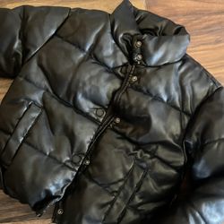 Zara Leather Jacket 7 Kids